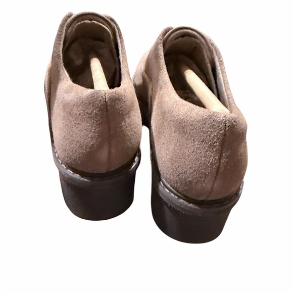 Clarks Women's Brown Suede Loafers - Picture 2 of 5